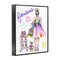 Stupell Industries Fabulous Girl & Dog Framed Giclee, design by Jess Stempel